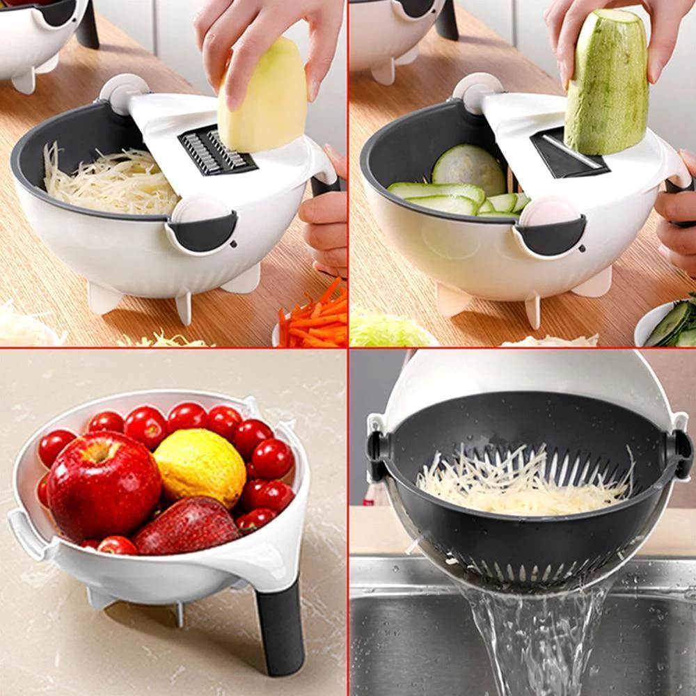 Slice N' Drain 2-In-1 Cutting And Washing Bowl - Image 2