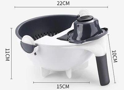 Slice N' Drain 2-In-1 Cutting And Washing Bowl - Image 3