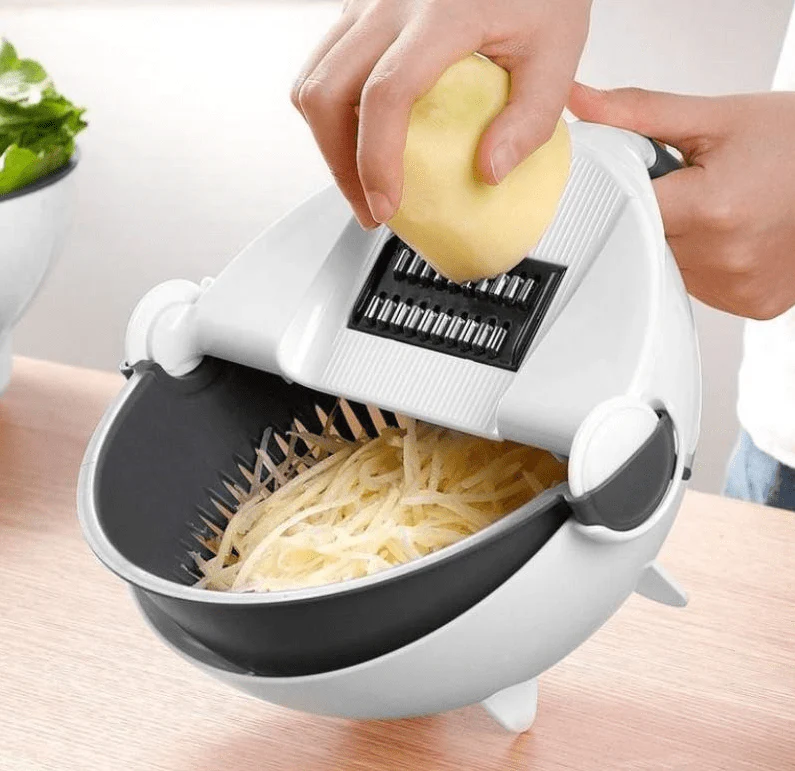 Slice N' Drain 2-In-1 Cutting And Washing Bowl - Image 6