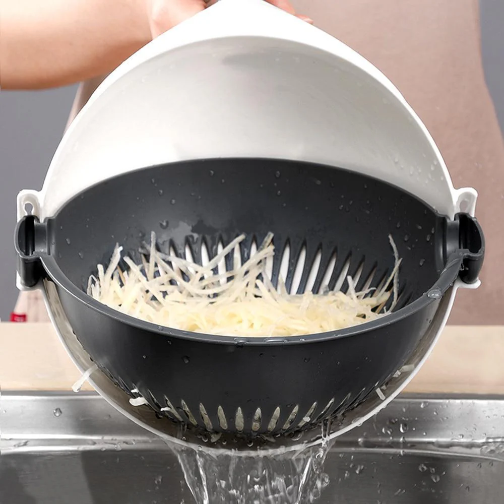 Slice N' Drain 2-In-1 Cutting And Washing Bowl - Image 7