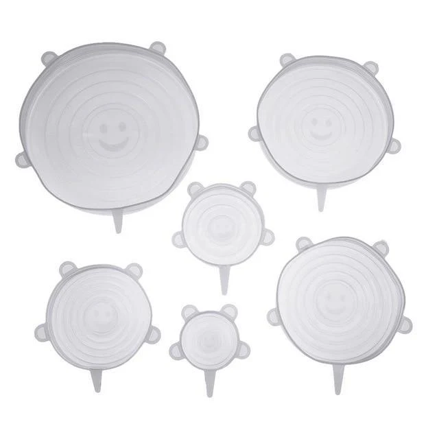 Smart Kitchen "Stretch & Seal" Lids (6 pcs set) - Image 4