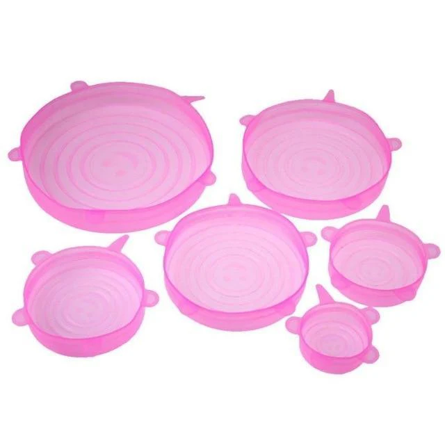 Smart Kitchen "Stretch & Seal" Lids (6 pcs set) - Image 8