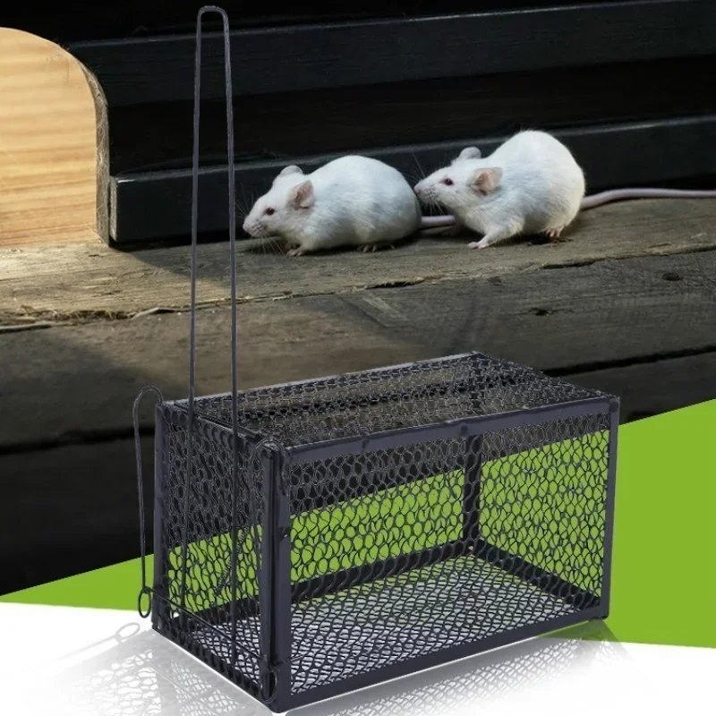 Metal Construction Smart Self-locking Safe and Humane Mousetrap - Image 3