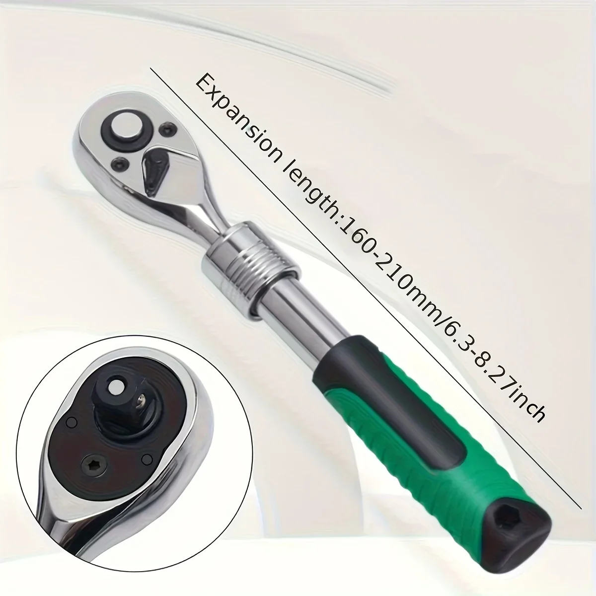 Telescopic Ratchet Wrench Set – Dual Direction with Adjustable Handle - Image 10