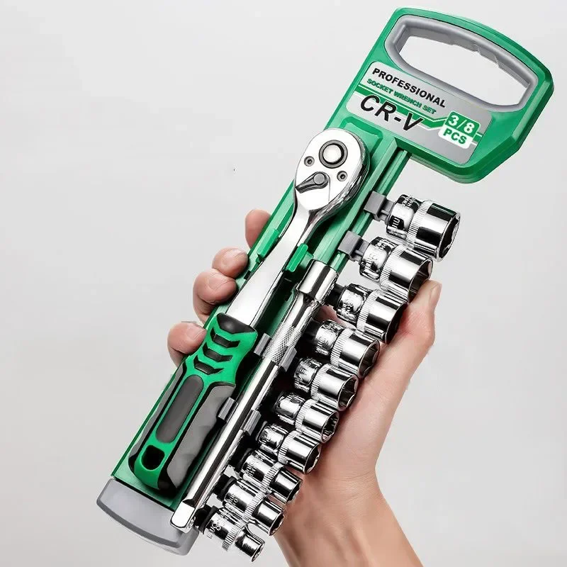 Telescopic Ratchet Wrench Set – Dual Direction with Adjustable Handle - Image 2