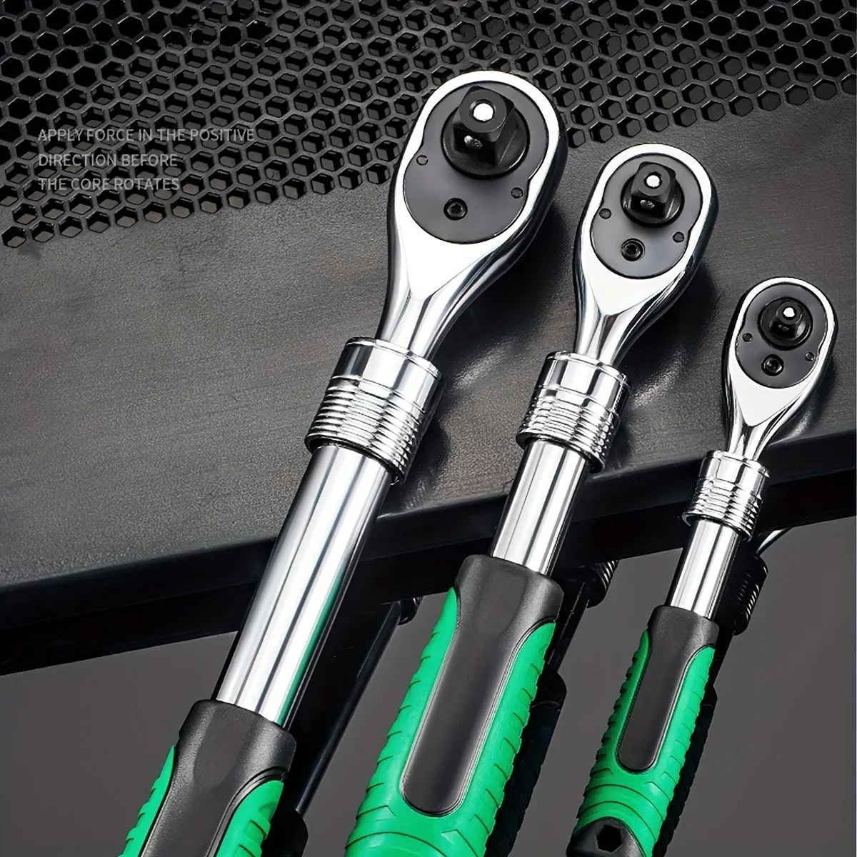 Telescopic Ratchet Wrench Set – Dual Direction with Adjustable Handle - Image 7