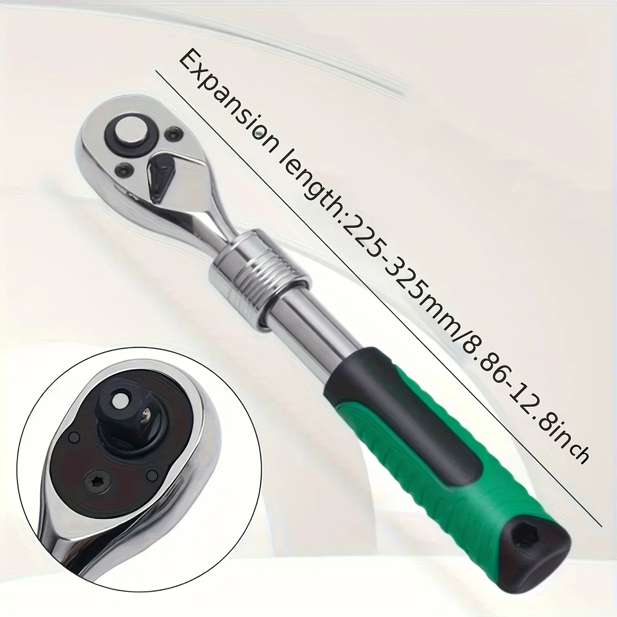 Telescopic Ratchet Wrench Set – Dual Direction with Adjustable Handle - Image 9