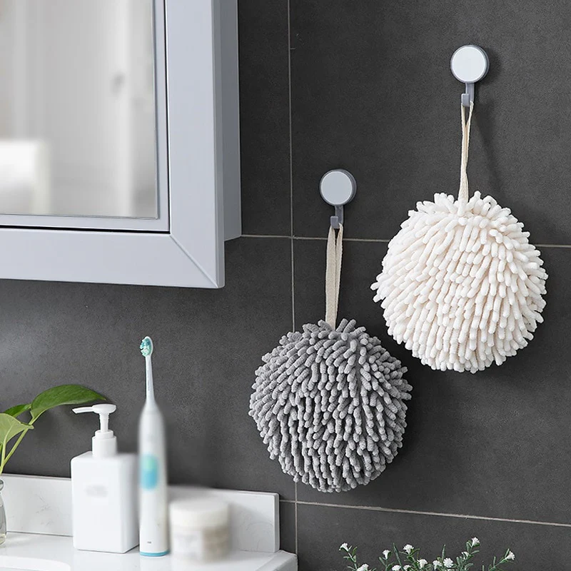 Japanese Round Microfiber Hand Towels (2pcs) - Image 2