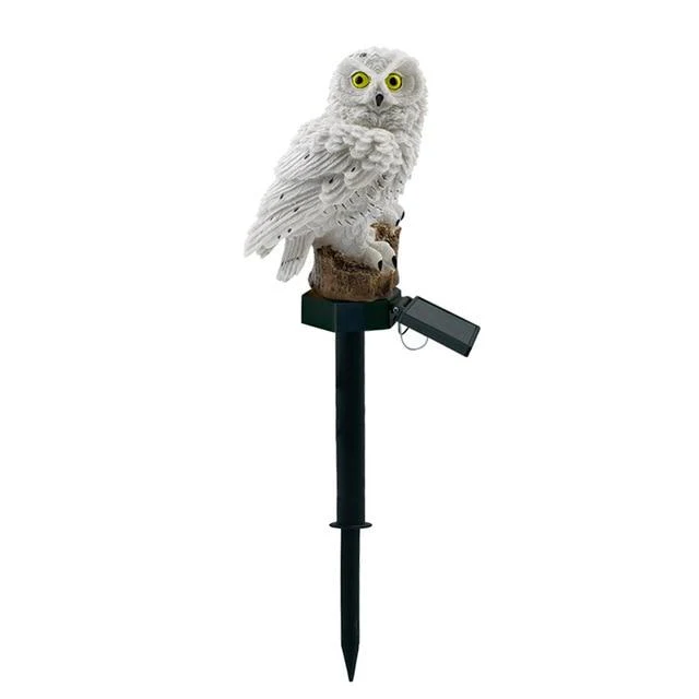 Solar Powered Waterproof Garden Owl LED Lamp - Image 4