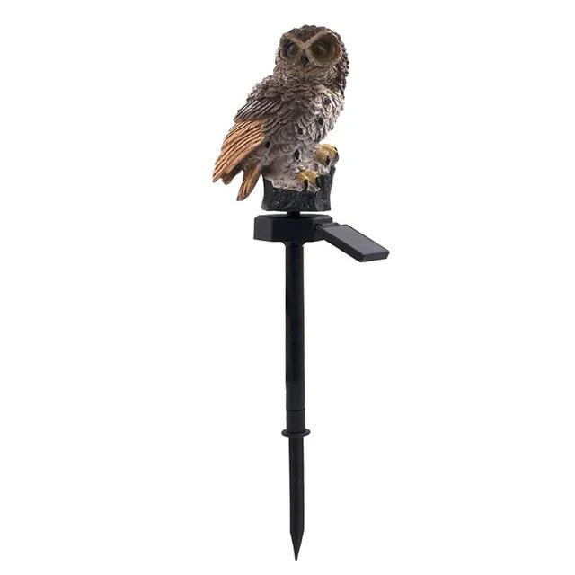 Solar Powered Waterproof Garden Owl LED Lamp - Image 5