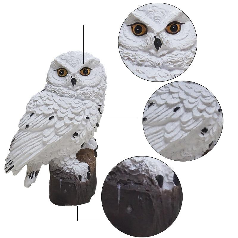 Solar Powered Waterproof Garden Owl LED Lamp - Image 6