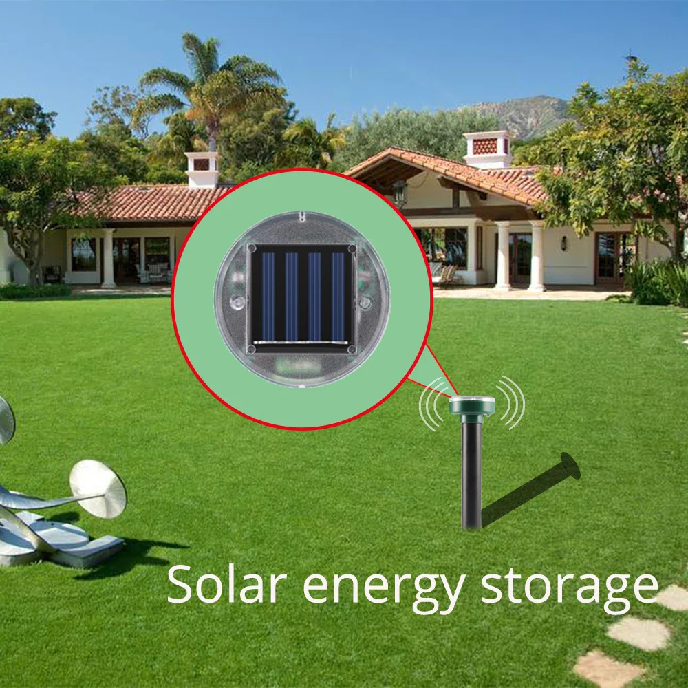 Solar Ultrasonic Sonic Pest & Rodent Repellent with Ground Vibration - Image 13