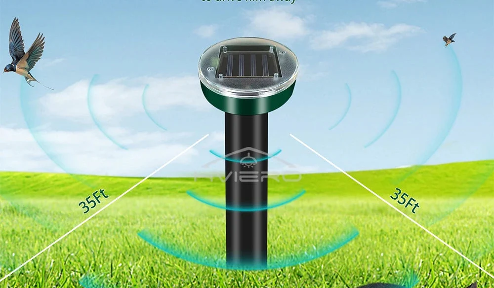 Solar Ultrasonic Sonic Pest & Rodent Repellent with Ground Vibration - Image 2