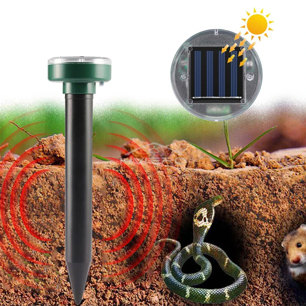 Solar Ultrasonic Sonic Pest & Rodent Repellent with Ground Vibration - Image 4