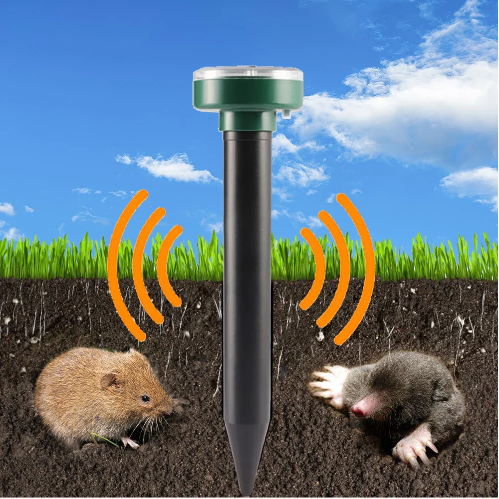 Solar Ultrasonic Sonic Pest & Rodent Repellent with Ground Vibration - Image 7