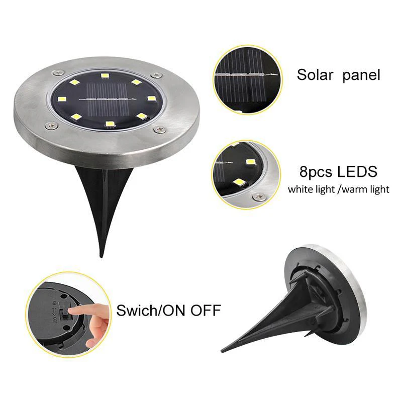 SolarCharge™ Garden Ground Solar powered Light (4/8 pcs set) - Image 4