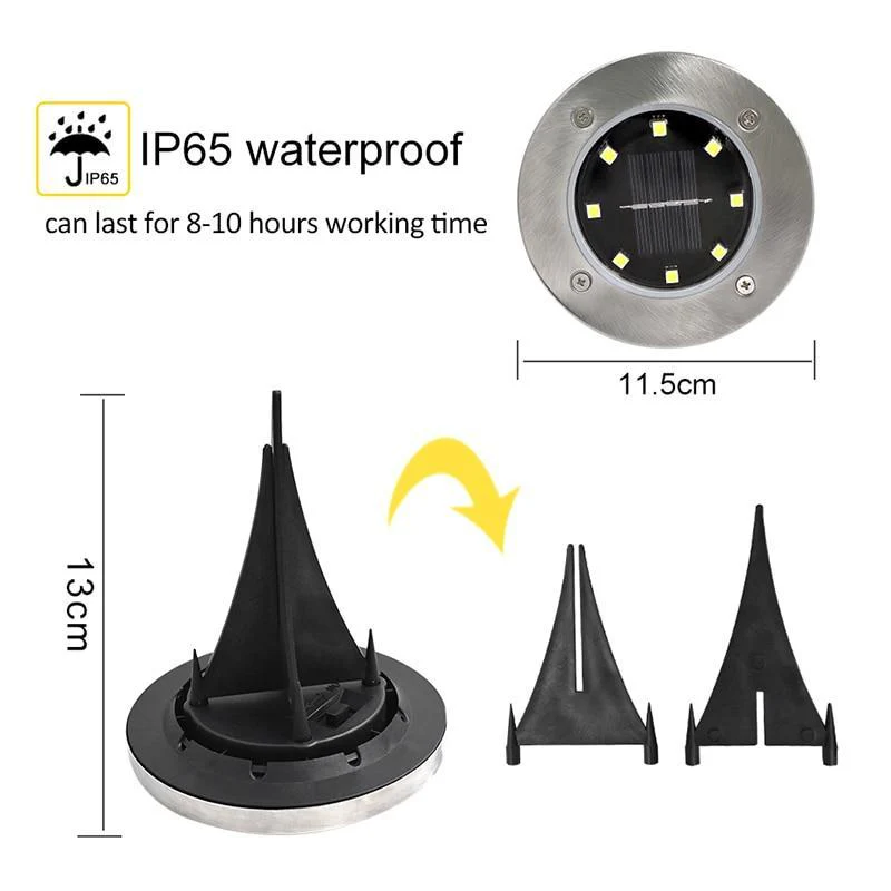 SolarCharge™ Garden Ground Solar powered Light (4/8 pcs set) - Image 9