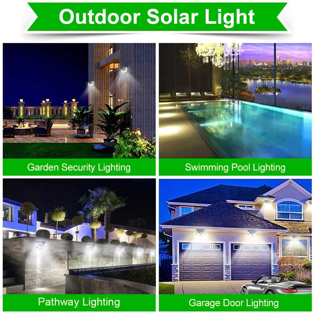 Solaris 2.0™ 100 LEDs Outdoor Motion Sensor Waterproof Solar Lamp - Image 2