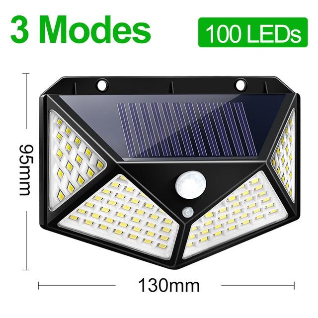 Solaris 2.0™ 100 LEDs Outdoor Motion Sensor Waterproof Solar Lamp - Image 4