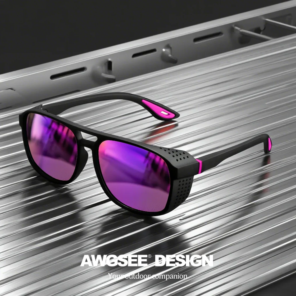 Steampunk SportShield Polarized & UV400 Protection Sunglasses - Image 3