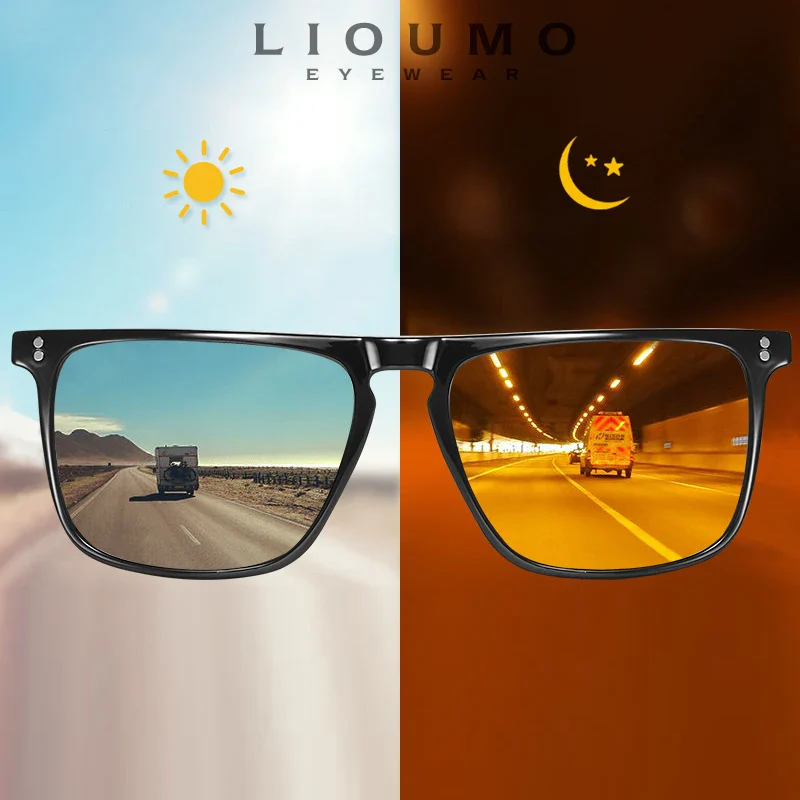 Anti-Glare Photochromic Polarized Day & Night Vision Driving Sunglasses - Image 2