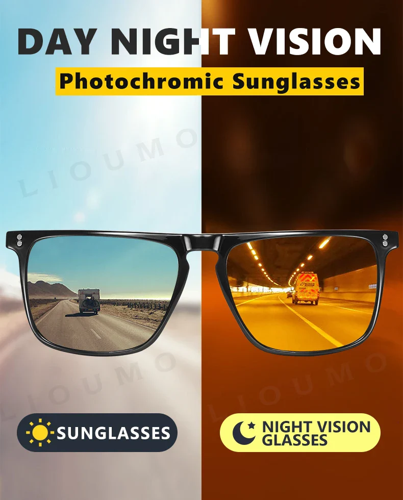Anti-Glare Photochromic Polarized Day & Night Vision Driving Sunglasses - Image 8