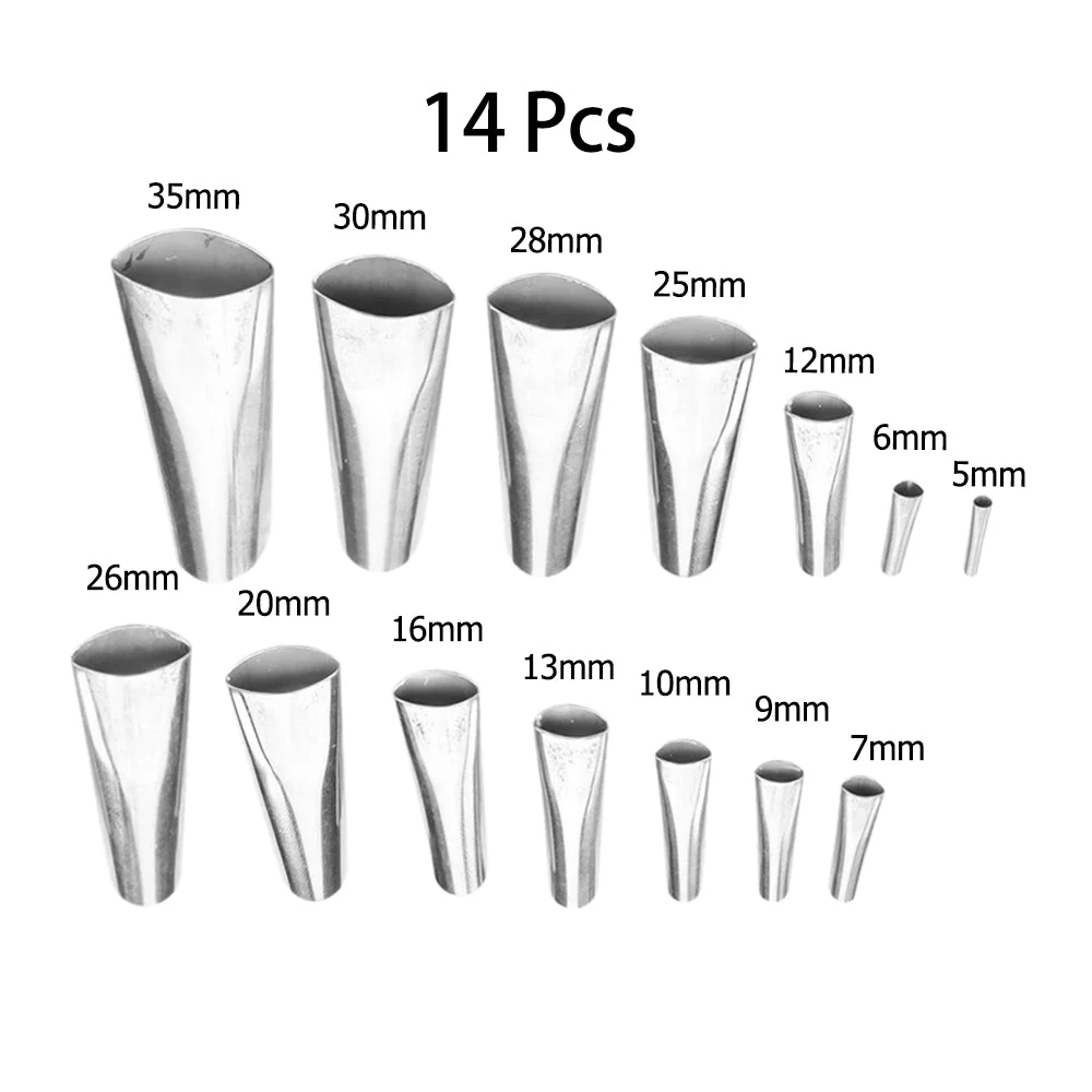 Stainless Steel Caulk Nozzle Applicator Set (14PCS) - Image 2