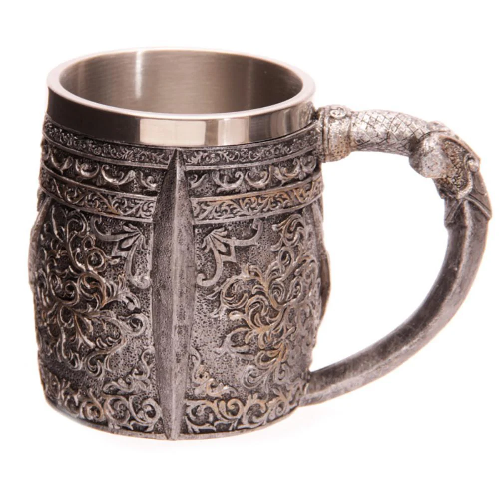 Stainless Steel  Double Wall Skull Beer Mug - Image 3