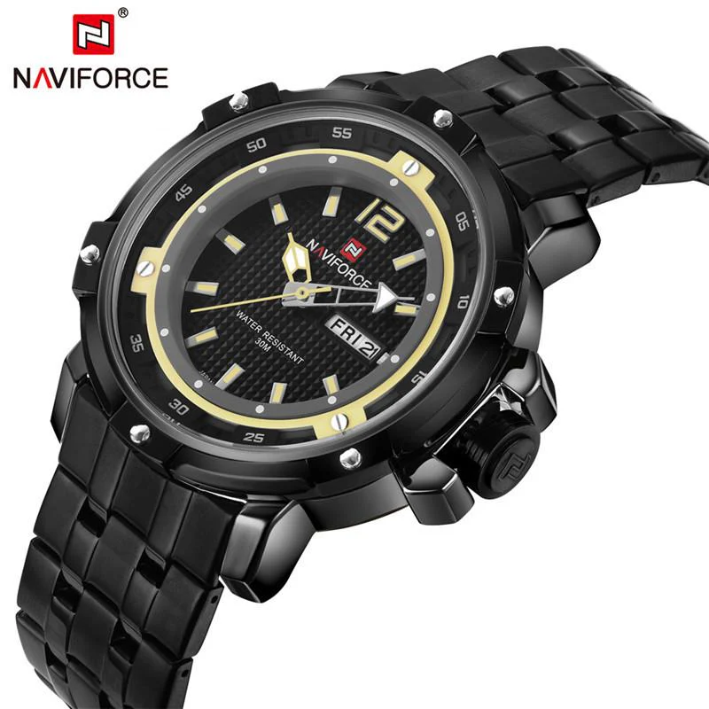 Stainless Steel Military Wrist watch (4 colors) - Image 2