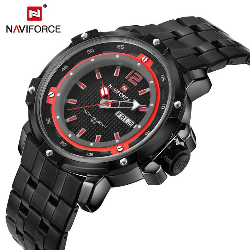 Stainless Steel Military Wrist watch (4 colors) - Image 3