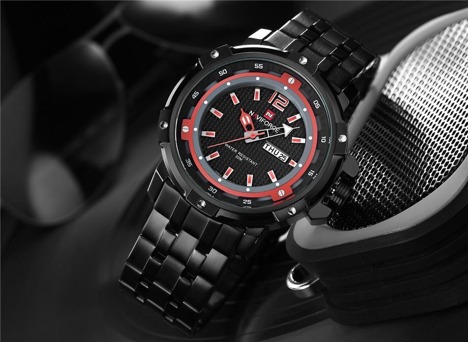 Stainless Steel Military Wrist watch (4 colors) - Image 4
