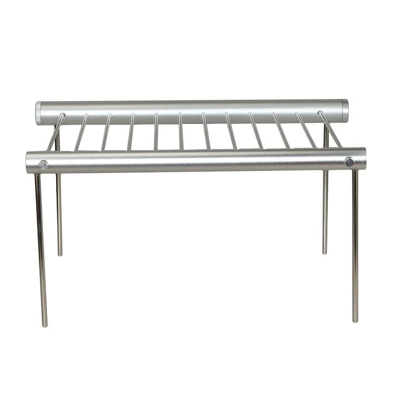 Stainless-Steel Portable Folding BBQ Grill - Image 2