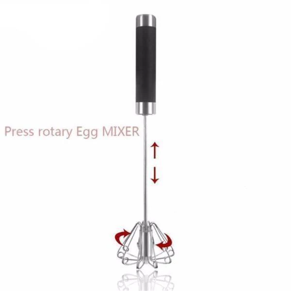 Stainless Steel Semi-Automatic Whisk - Image 3