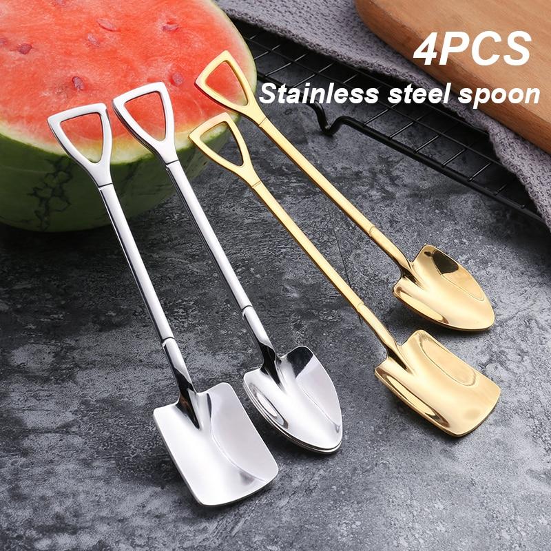 Creative Dessert Ice Cream Spoons (4pcs) - Image 4