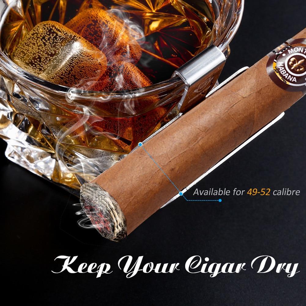 Clip-On Whiskey Glass Cigar Cradle - Image 4