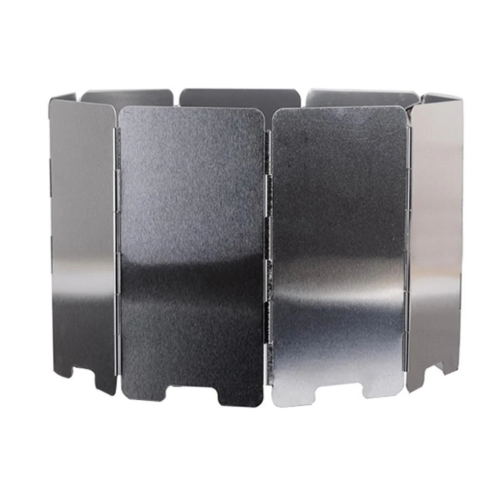 Strong Durable 9 Plates Foldable Stove Windshield - Image 3