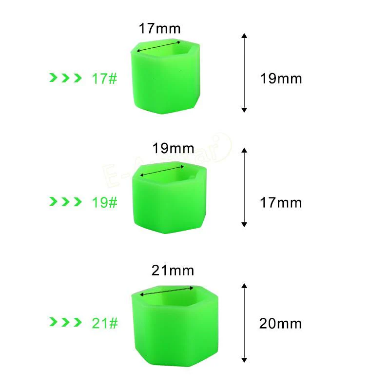 Styling 20pcs Green Wheel Nuts Covers - Image 2