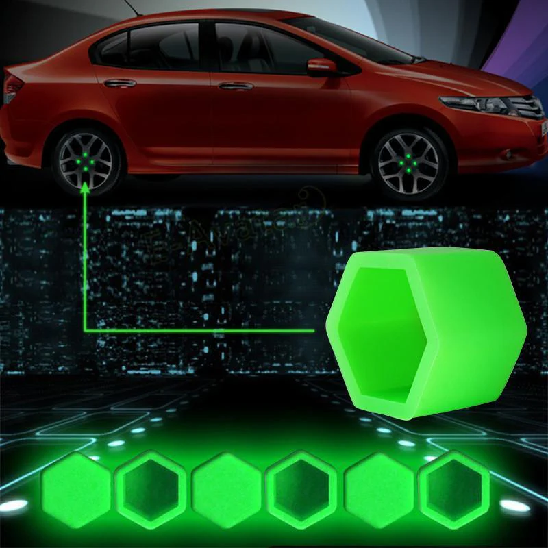Styling 20pcs Green Wheel Nuts Covers - Image 5
