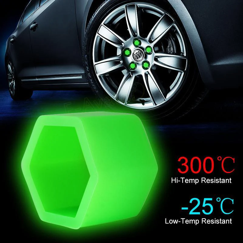 Styling 20pcs Green Wheel Nuts Covers - Image 6