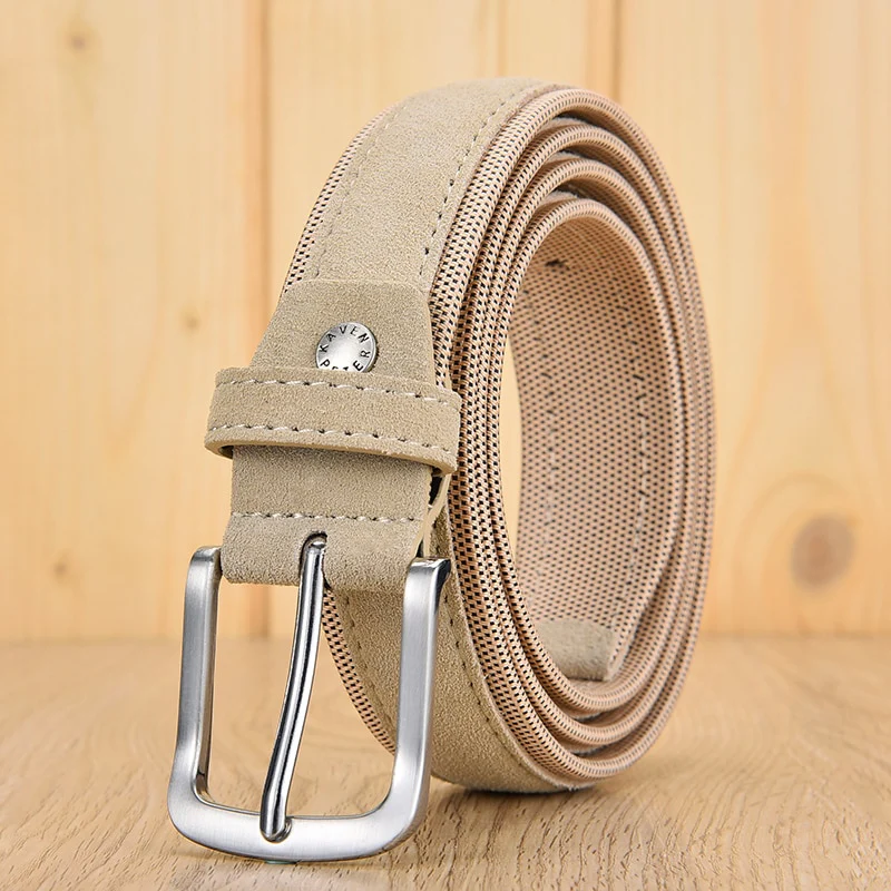 KAVENPETER™ Genuine Suede Leather Belt For Men - Image 11