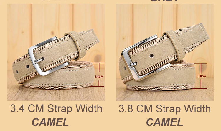 KAVENPETER™ Genuine Suede Leather Belt For Men - Image 16