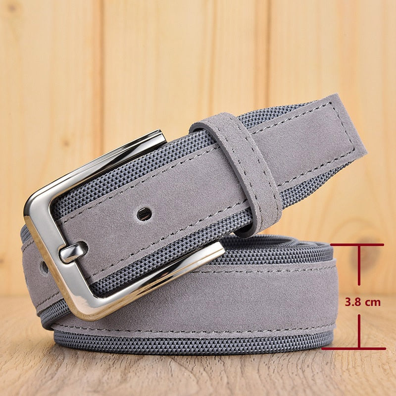 KAVENPETER™ Genuine Suede Leather Belt For Men - Image 4