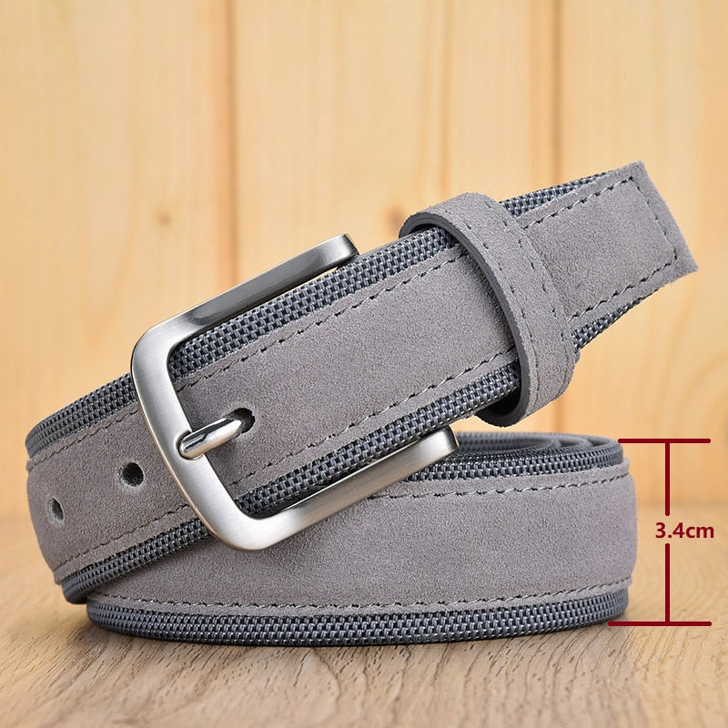 KAVENPETER™ Genuine Suede Leather Belt For Men - Image 5