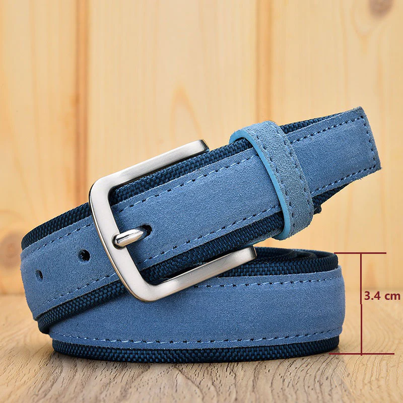KAVENPETER™ Genuine Suede Leather Belt For Men - Image 6