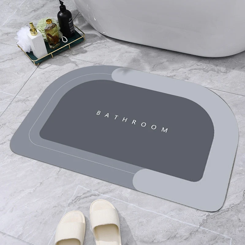 Super Absorbent Stylish Quick Drying Bathroom Rug - Image 10