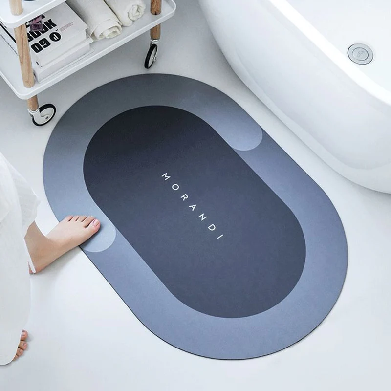Super Absorbent Stylish Quick Drying Bathroom Rug - Image 11