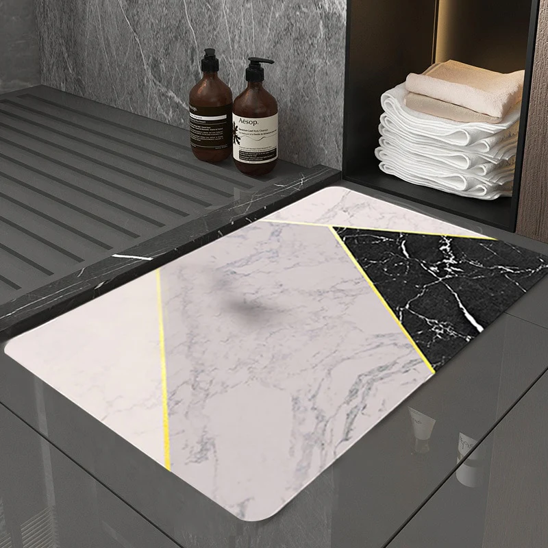 Super Absorbent Stylish Quick Drying Bathroom Rug - Image 13