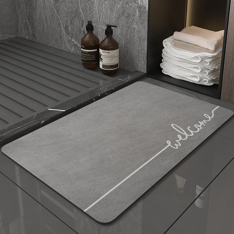 Super Absorbent Stylish Quick Drying Bathroom Rug - Image 15