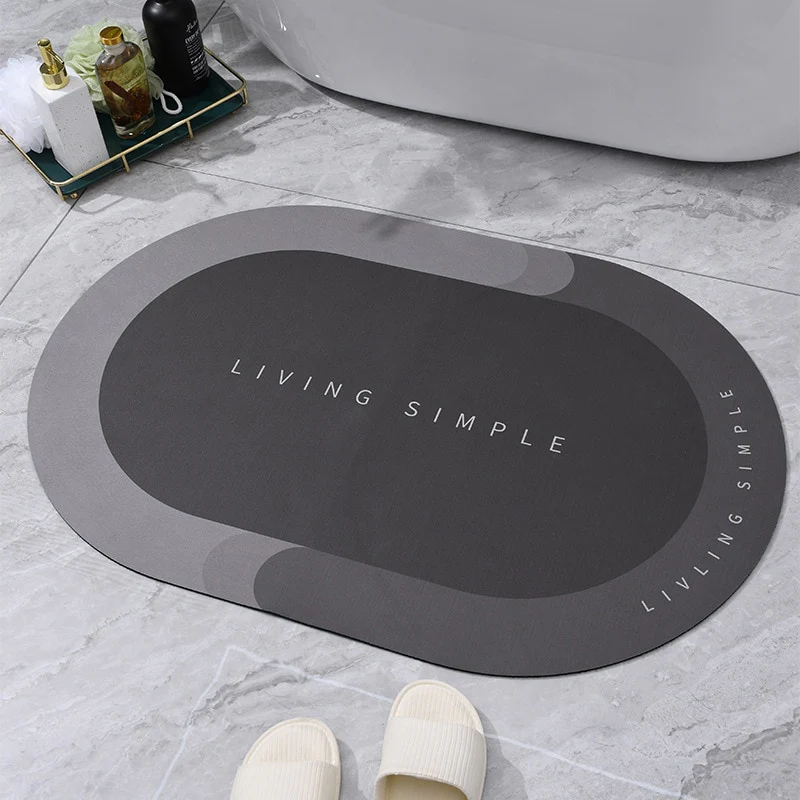 Super Absorbent Stylish Quick Drying Bathroom Rug - Image 19