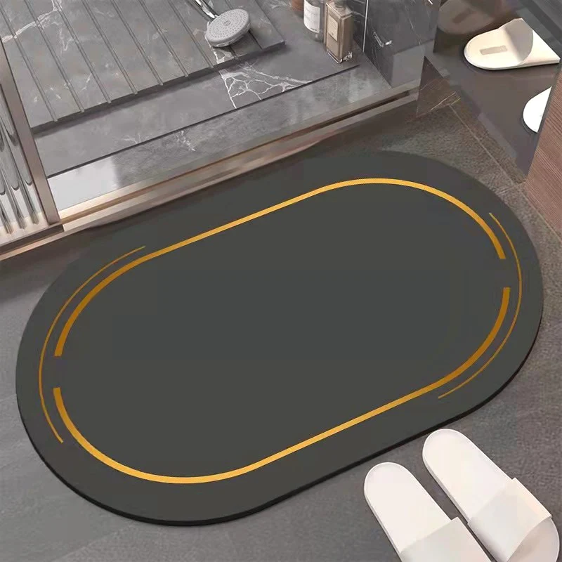 Super Absorbent Stylish Quick Drying Bathroom Rug - Image 23